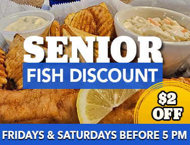 Senior Discount at the Village Inn in Linwood, MI