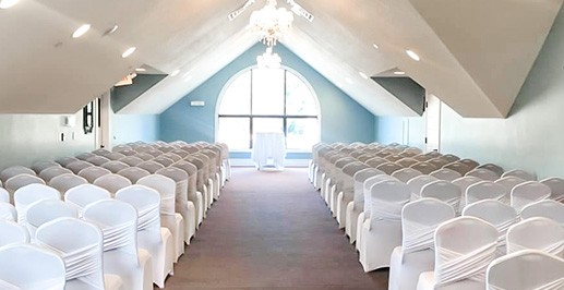 Golden Glow Foreman room for wedding ceremony venue in Saginaw, MI