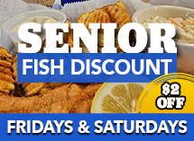 Senior Discount at the Village Inn in Linwood, MI