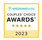 Wedding Wire Couples Choice Awards for the Golden Glow Ballroom
