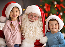 Photos with Santa at Liberty Harbor Event Center in Bay City, MI