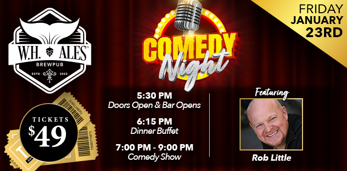W.H. Ales Comedy Night & Dinner Buffet at W.H. Ales in Bay City, MI