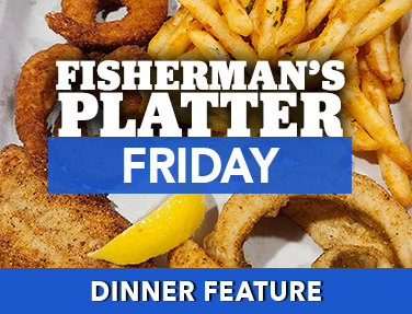 Fisherman's Platter - Dinner Feature at the Village Inn in Linwood, MI