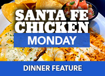 Santa Fe Chicken at the Village Inn in Linwood, MI