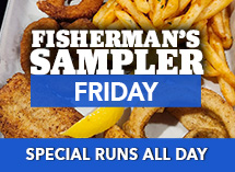 Fisherman’s Sampler at the Village Inn in Linwood, MI