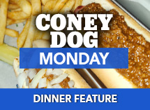Coney Dog Special at the Village Inn in Linwood, MI