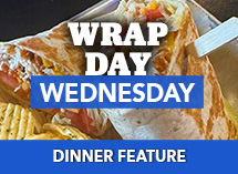 Wrap Wednesday at the Village Inn in Linwood, MI