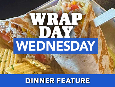 Wrap Wednesday at the Village Inn in Linwood, MI